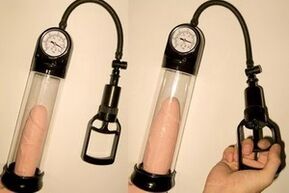Vacuum pump for penis enlargement