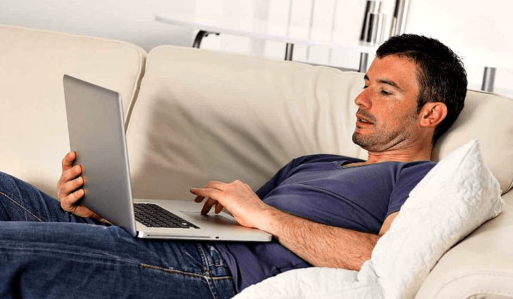 A man is looking for information about penis enlargement with soda