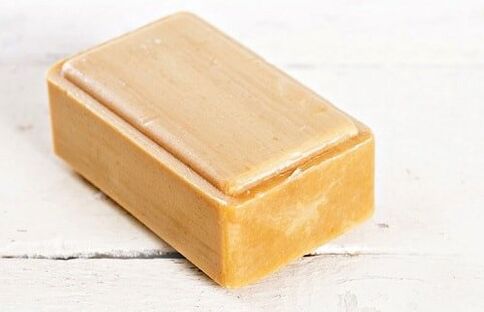 Laundry soap as an improvised penis enlargement