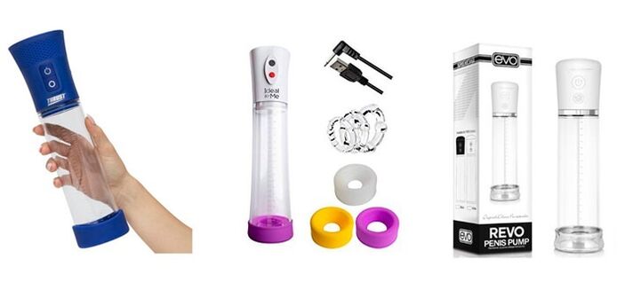 Pumps for penis enlargement