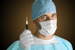 Surgeon performing penis enlargement for medical reasons