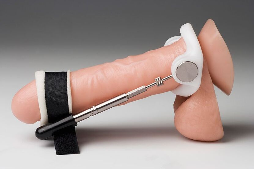 Most often, an extender and vacuum pumps are used to enlarge the head.