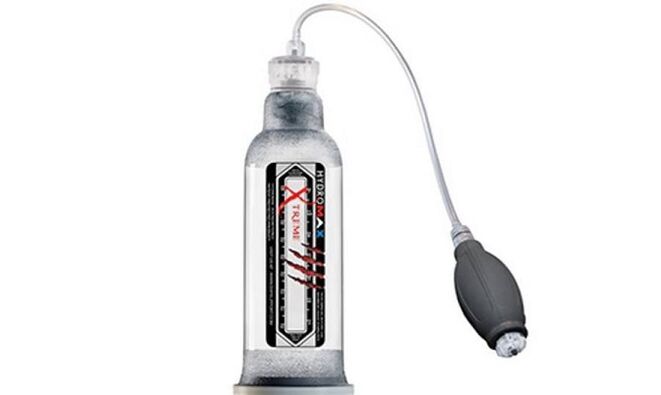 Hydro pump for penis enlargement